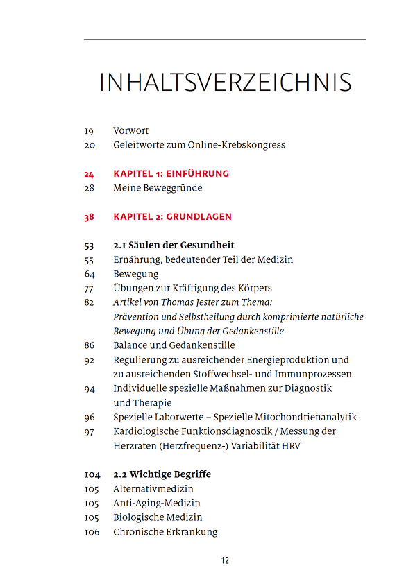 Krebskompass Buchseite